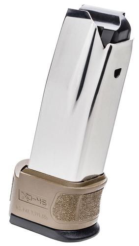 Springfield XD Mod.2 45 Automatic Colt Pistol (ACP) 13 Round Flat Dark Earth/Silver Replacement Magazine (XDG4550FDE)