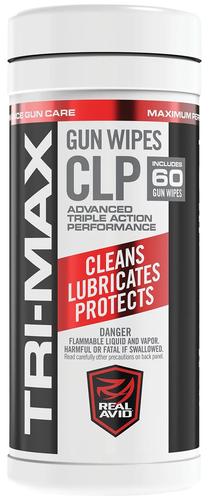 Real Avid Tri-Max CLP Wipes, 60 Wipes (AVCLP-C60)