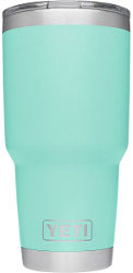 Yeti Rambler Tumbler 30oz Stainless Steel Cup, DuraCote Seafoam (YRAM30SF)