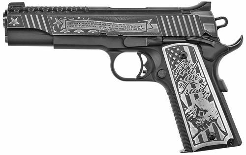 Auto Ordnance 1911 United We Stand Edition Pistol 1911TCAC5, 45 Automatic Colt Pistol ACP, 5", Aluminum Grip, Custom Finish