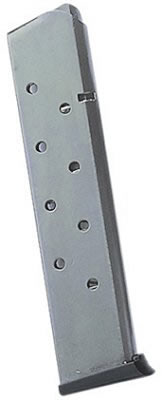 Springfield 1911 45 Automatic Colt Pistol (ACP) 10 Round Stainless Magazine (PI4521)