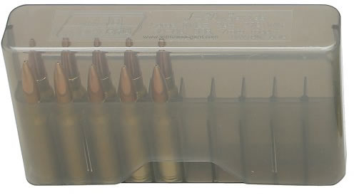 MTM Small Base 20 Round Rifle Ammo Box, Smoke