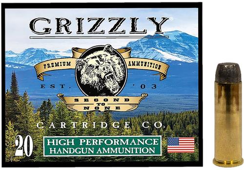 Grizzly Ammunition High Performance Pistol Ammunition GC41M4, 41 Mag, Wide Flat Nose Gas Check, 250  GR, 1325  fps, 20 Rd/bx