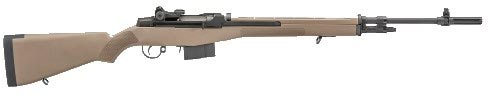 Springfield M1A Standard Rifle MA9120, 308 Win-7.62 NATO, 22", Synthetic Flat Dark Earth Stk, Blued Metal Finish, 10 Rd