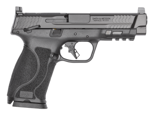 Smith and Wesson M&P M2.0 Optic Ready Pistol, 10mm Auto, 4.60in, Interchangeable Grip Inserts, Black Finish, *CA Compliant, 10 Rds