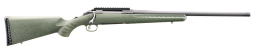 Glenfield Model A Bolt-Action Rifle, 243 Win, 20", Moss Green Splatter Stock, Blued Finish, Threaded Barrel, 4+1