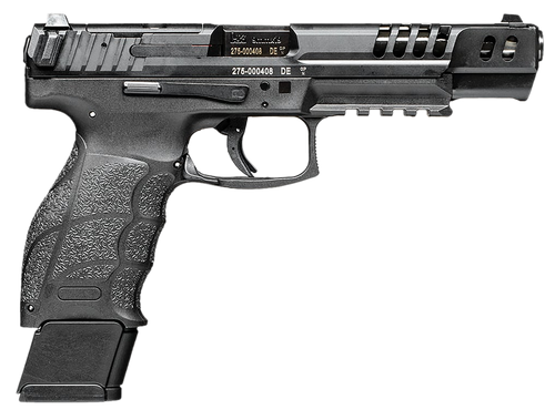 Heckler & Koch VP9 Match Optics Ready Pistol 81000553, 9mm Luger, 5.51", Black Grip, Black finish, 20 Rds