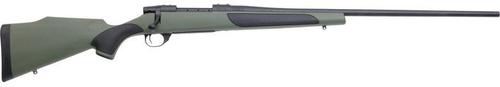 Weatherby Vanguard Rifle, 25-06 Remington, 24 in, Green Synthetic Stock, Matte Black Bead Blast Finish