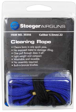 Stoeger Quick Bore Air Gun Cleaning Rope, .22 Cal / 5.5mm (30356)