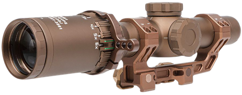 Sig Tango6T Rifle Scope SOT61SVPS, 1-6x, 24mm Obj, 30mm Tube, Flat Dark Earth, Illuminated Hellfire FL-6 Reticle