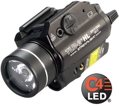 Streamlight TLR-2 HL Rail Mount Tactical Light w/Laser for Pistols (69261)