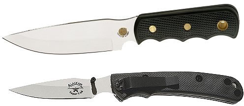 Knives Of Alaska Bush Camp Combo Set w/Rubber Handle 00035FG