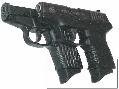 Pearce PG11 Black Grip Extension For Taurus PT111/KelTec P11