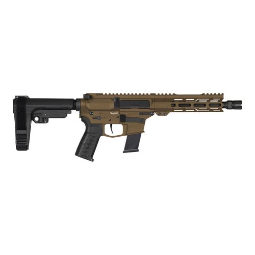 CMMG MK10 Banshee Pistol 10A570F-MB, 10MM, 8", CMMG RipBrace, Midnight Bronze Finish, 15 Rds