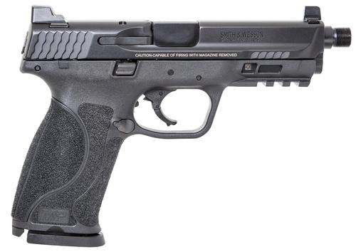 Smith & Wesson M&P M2.0 Striker Fire Pistol 11770, 9mm Luger, 4.60" Threaded, Matte Black, 17 Rds