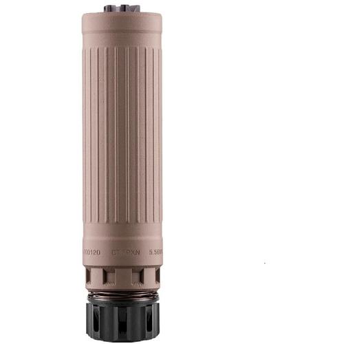 Dead Air CT5P Patrol KeyMo FDE Suppressor 5.56 NATO/6MM ARC W/ 1/2X28 GOV Flash Hider