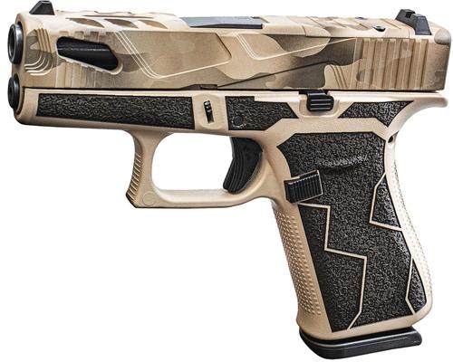 Glock 19 Gen5 MOS Pistol UA195S204NBRKUPF, 9mm, 4.02", Tan/Black Cerakote Finish, Ported Slide, Optic Ready, 15 Rds