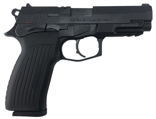 Bersa TPR Pistol TPR9M, 9mm Luger, 4.25in, Black Polymer, Matte Black Finish, 17 Rds