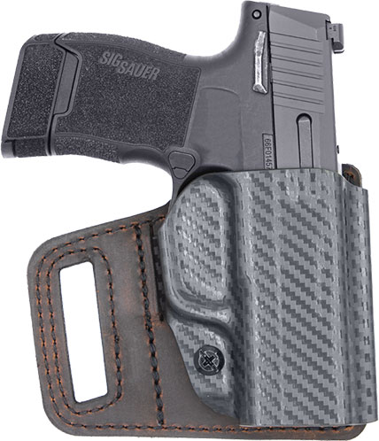 Versacarry V-Slide Holster, Outside The Waistband, Essential Kydex/Water Buffalo, Fits P365 (VSL211365)