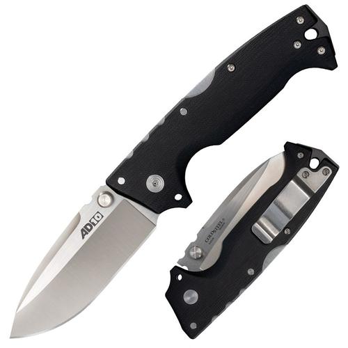 Cold Steel AD-10 Folding Knive, Drop Point, Plain Edge (28DD)