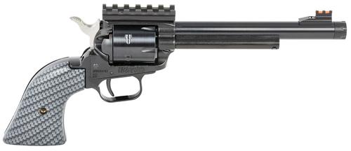 Heritage Rough Rider Tactical Cowboy Revolver RR22B6TH, 22 LR, 6.50", Carbon Fiber Grips, Black Finish, 6 Rds