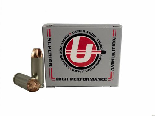 Underwood Handgun Ammunition, 10MM, Xtreme Defender, 115 GR, 1700 fps, 20 Rds/bx