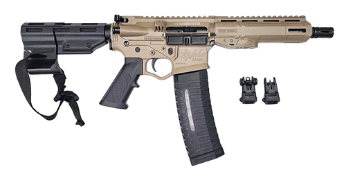 American Tactical Alpha Maxx Pistol ATIGAX5567MLCFDE30, 223 Rem, 7.5in, A2 Pistol Grip, 30 Rds