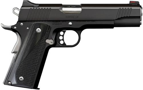 Kimber Custom LW Nightstar Pistol 3700596, 9mm,  5", Gray Laminate Grips, Black Finish