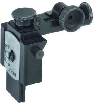 Lyman 3572091, 57SMET, Receiver Peep Sight w/Target Knobs, for Mauser, Springfield and White Systems