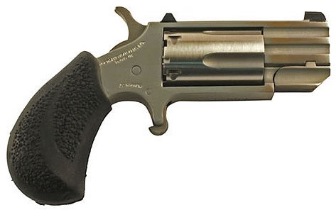 North American Pug Revolver PUGT, 22 Magnum (WMR), 1" Hvy BBL, Rubber Grip, Tritium Sights