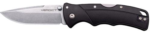 Cold Steel Verdict Tanto EDC Knife w/Black Textured Handle (CSFLC3SPSSZ)