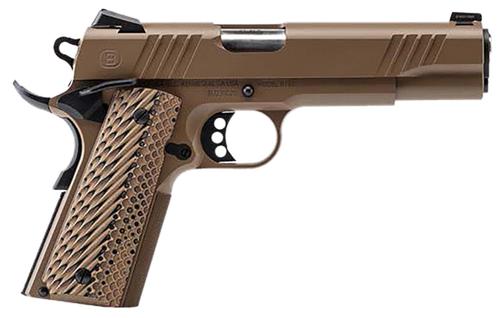 Bersa B1911 SAO Pistol B19117050DEHB, 45 ACP, 5", FDE VZ Grips, Flat Dark Earth Finish, 8 Rds