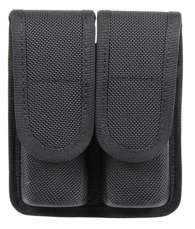 Blackhawk Cordura Double Mag Pouch, Nylon, Black, For Dbl Stack 9mm/40 Cal Mags (44A001BK)