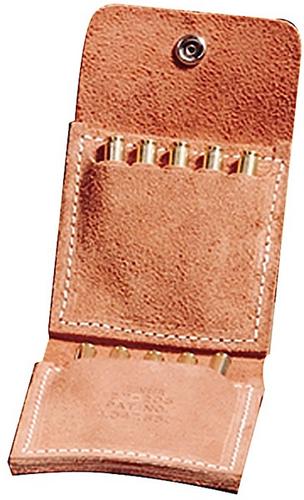 Hunter Tan Suede Quik Ammo Pouch Carrier Holds 10 Cartridges