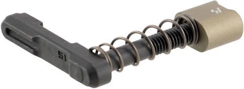 Strike Industries AR Magazine Catch Aluminum FDE (SIARSMCFDE)