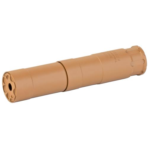 Rugged Suppressors Oculus 22 22 LR Suppressor, 1/2x28 Direct Thread, FDE