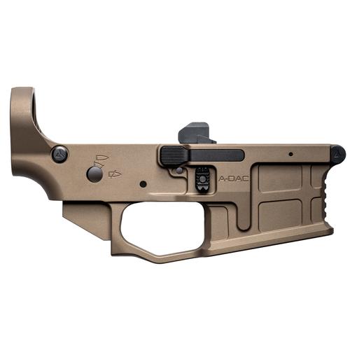 Radian Weapons A-DAC 15 Lower Receiver, Radian Bown Finish, Fully Ambi Controls, Talon 45/90 Safety