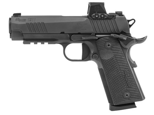 Sig Sauer 1911 X Carry Pistol W1911XCA-45-BXR3-RXX, 45 ACP, 4.25in, Black G10 Grip Panels, 8 Rds