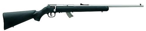 Savage MKIIFSS Rimfire Rifle 24700, 22 LR, 20.75", Bolt Action, Black Syn Stock, Stain Steel Finish, w/Accutrigger, 10 Rds