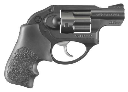 Ruger LCR Lightweight Compact Revolver 5401, 38 Special, 1.875 in, Hogue Grip, Matte Black Finish, 5 Rd