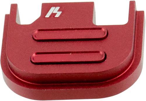 Strike Industries Glock V2 Slide Cover Plate Glock 17-39 Aluminum Red (SIGSPV2RED)