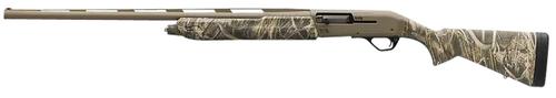 Winchester Repeating Arms SX4 Hybrid Hunter Shotgun 511312291, 12 Gauge, 26", 3.5" Chmbr, FDE Cerakote Barrel/Rec, Realtree Max-7 Furniture, TruGlo Fiber Optic Sight, Left Hand