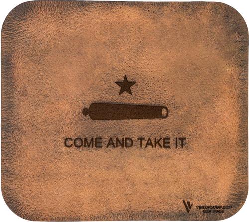 Versacarry "Come and Take It" Mouse Pad (M270-CTI), 8" x 9", Water Buffalo Leather