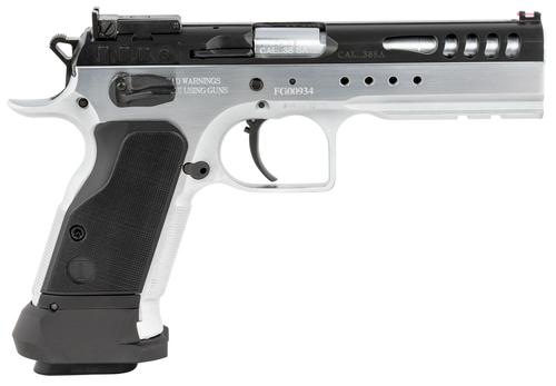 EAA Defiant Limited Master Pistol TFLIMMSTR38, 38 Super, 4.75in, Black Polymer, Hard Chrome Finish, 18 Rds