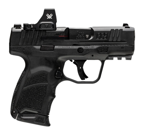 Heckler & Koch CC9 w/Optic Pistol, 9mm, 3.32in, Interchangeable Backstrap Grips, Black Finish, 10 Rds