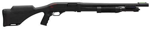 Winchester SXP Shadow Marine Defender Pump Shotgun 512328395, 12 Gauge, 18", 3" Chmbr, Synthetic Black w/Pistol Grip Stock, Chrome Plated Matte Finish