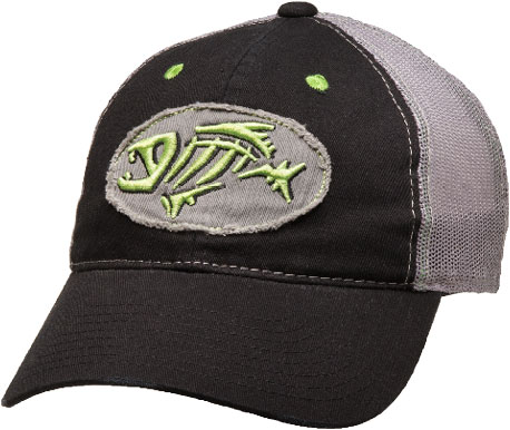 G Loomis Distressed Oval Cap, Black (GHATOVALBK)