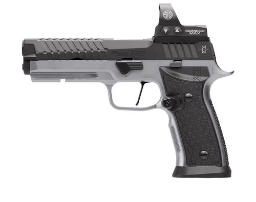 Sig Sauer P320 SXG Pistol 320SXG5-9-MAXM-10, 9mm, 5in, Hogue Aluminum Grips, 10 Rds
