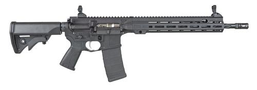 LWRC Individual Carbine MKII Piston Rifle ICMKIIR5B16, 5.56mm NATO, 16.1", LWRC Compact Stock, Black Finish, Ambidextrous, 30+1