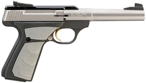 Browning Buck Mark Camper Pistol 051483490, 22 L.R., 5.5", Molded Composite, Ambidex, Stainless Finish
